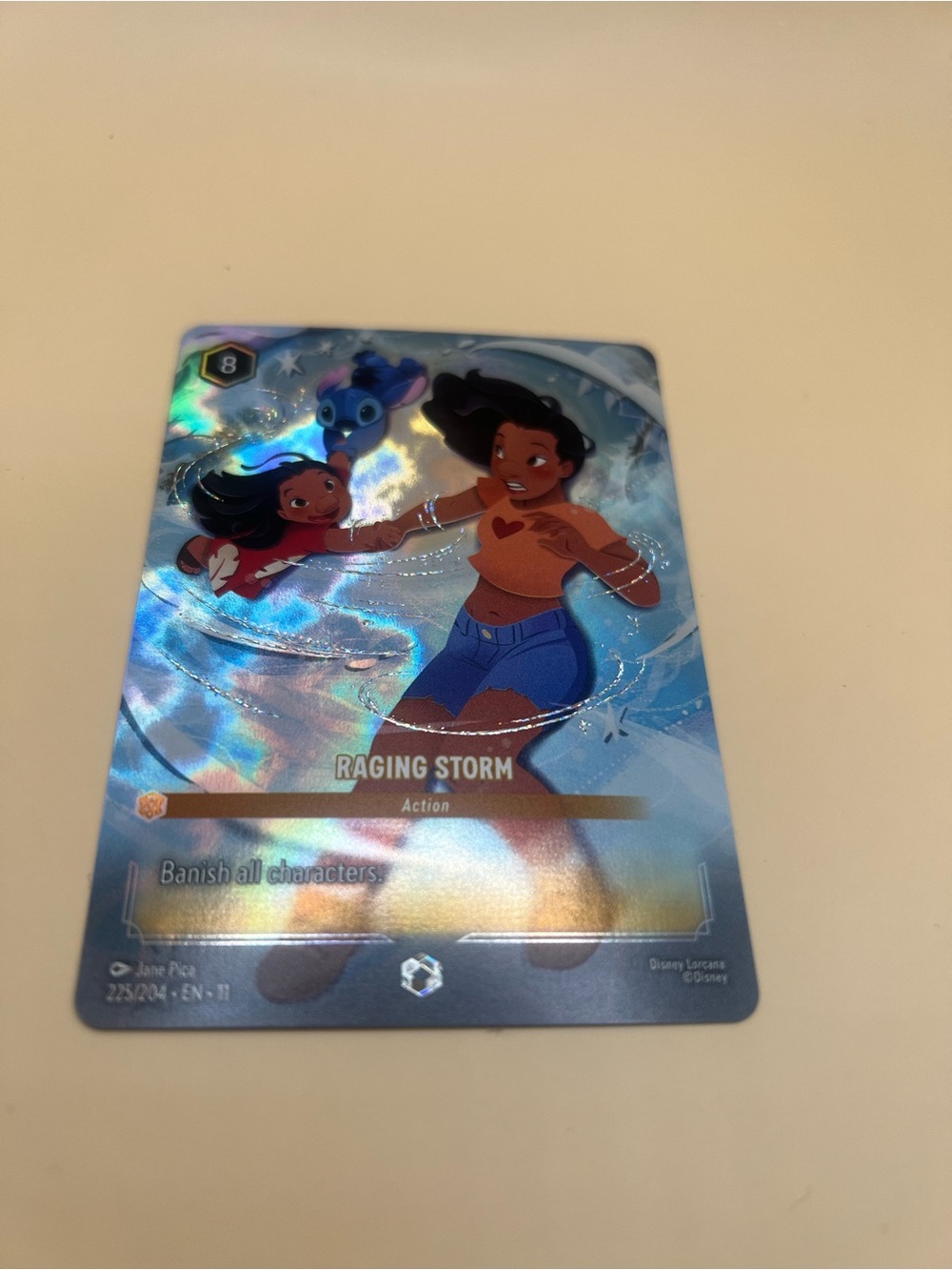 Disney Lorcana Raging Storm Holographic Trading Card - 225/204 WinterSpell